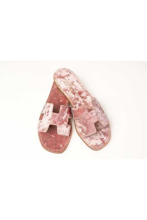 Milly Rosa Pantoffel|FOTNOTEN|ILOVEBIKINI Beachwear