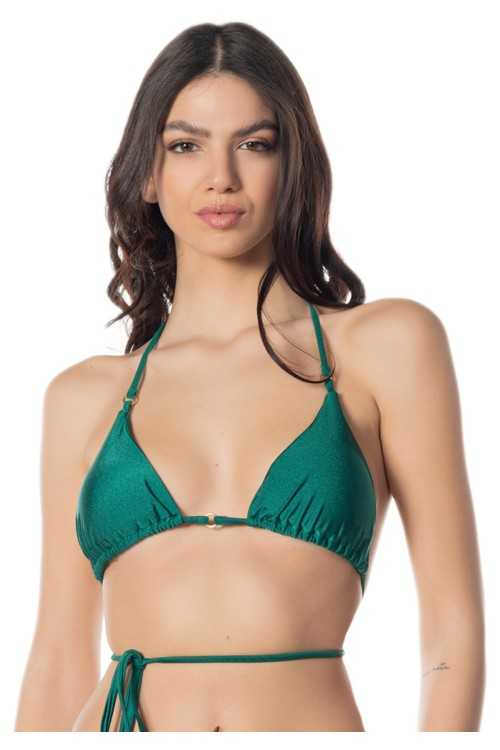 Masaya Lycra Green Top