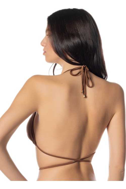 Top Masaya Lycra Marrone 2