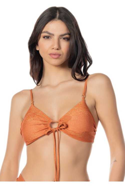 Oberteil Mara Lurex Orange|Top|ILOVEBIKINI Beachwear