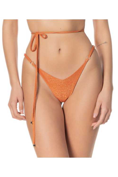 Masaya Lurex Orange Slips|Slip|ILOVEBIKINI Beachwear