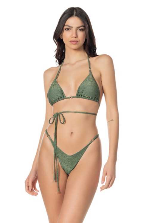 Calzoncillos Masaya Lurex Verde|Resbalón|ILOVEBIKINI Beachwear