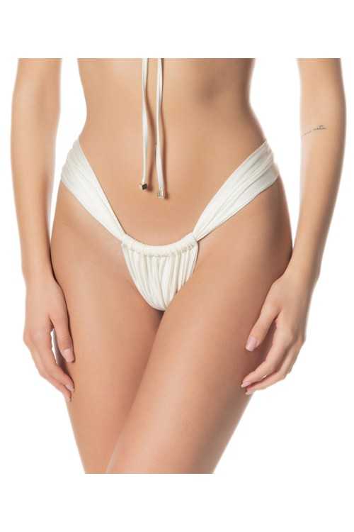 Mara Lycra Ivory Briefs|Slip|ILOVEBIKINI Beachwear