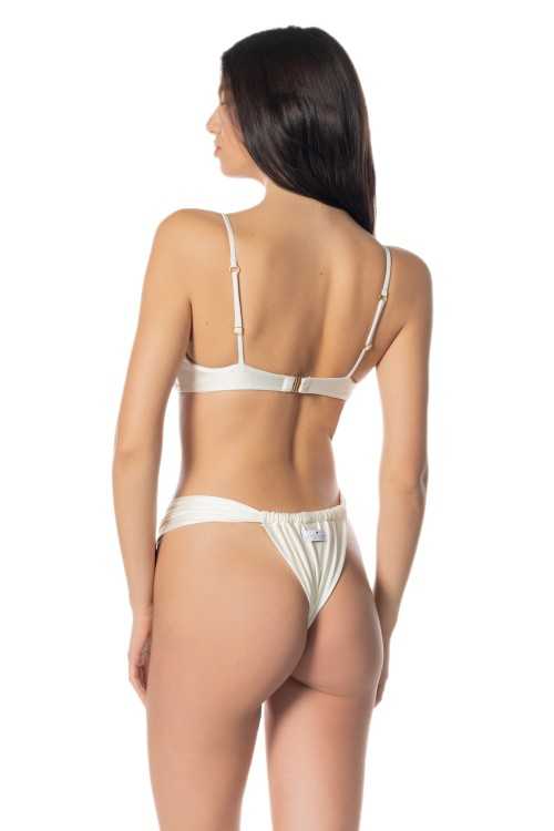 Mara Lycra Elfenbeinfarbener Slip|Slip|ILOVEBIKINI Beachwear