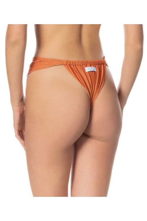Mara Lurex Orange Briefs|Slip|ILOVEBIKINI Beachwear