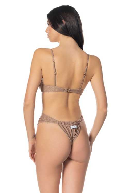 Braguitas Mara Lurex Rosa Antiguo|Resbalón|ILOVEBIKINI Beachwear