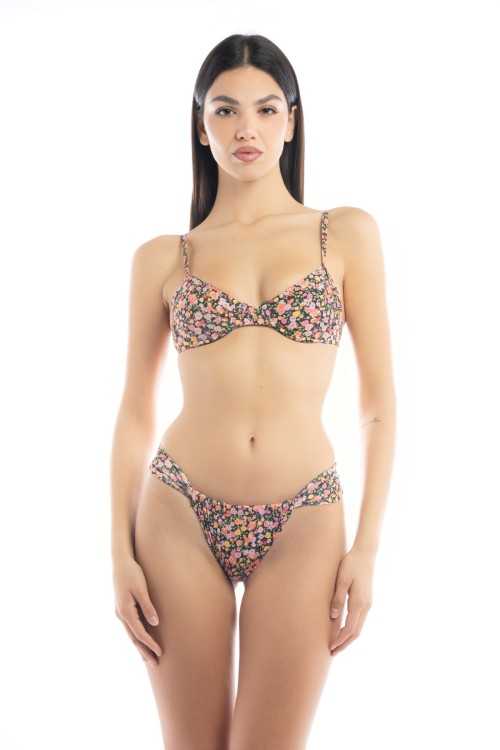 Oberteil Kenia Fiori Schwarz|Top|ILOVEBIKINI Beachwear