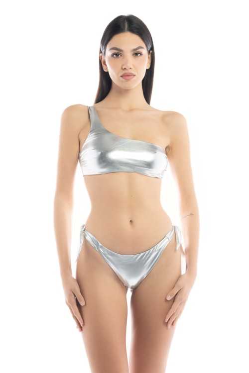 Slip Margot Stratifié Argent|Slip (glissement)|ILOVEBIKINI Beachwear