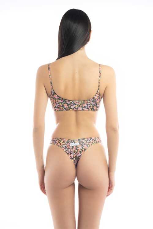 Slip Asia Fiori Noir|Slip (glissement)|ILOVEBIKINI Beachwear