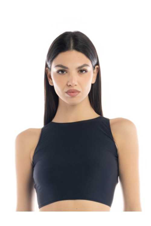 Charlotte Schwarzes Top|SPORTWEAR|ILOVEBIKINI Beachwear