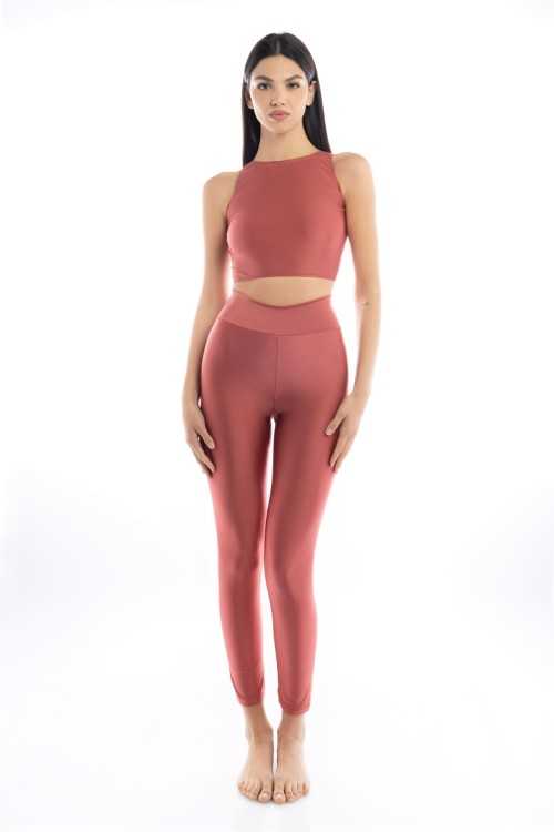 Leggings roses Megan|VÊTEMENTS DE SPORT|ILOVEBIKINI Beachwear
