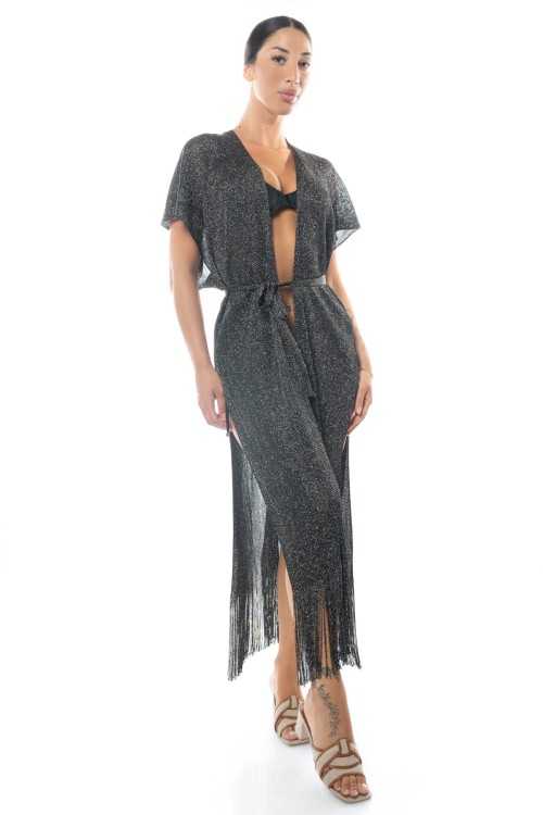 Abito Formentera Nero|Copricostume|ILOVEBIKINI Beachwear