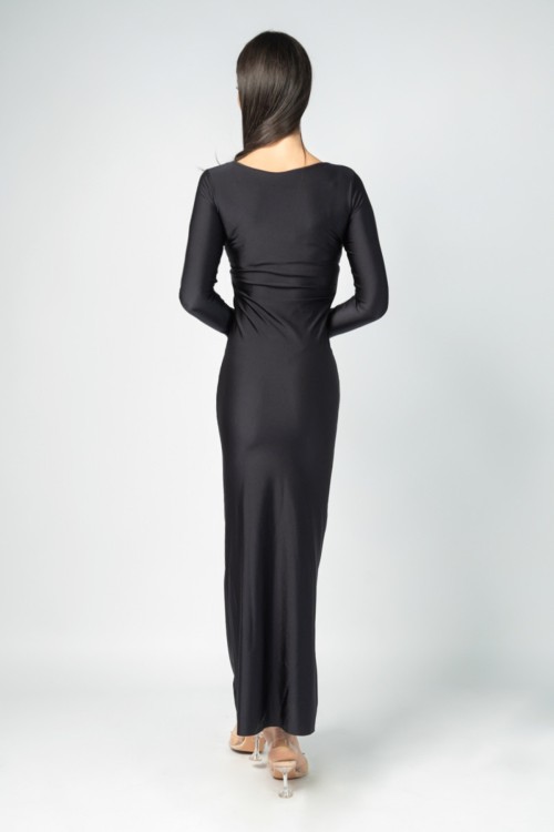 Robe noire Giulia|ROBE|ILOVEBIKINI Beachwear