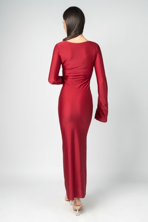 Kleid Giulia Bordeaux|DRESS|ILOVEBIKINI Beachwear