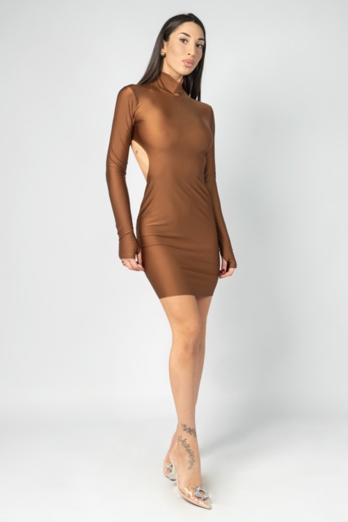 Kleid Elena Beige|DRESS|ILOVEBIKINI Beachwear