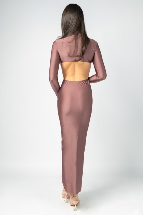 Clara Mauve Kleid|DRESS|ILOVEBIKINI Beachwear