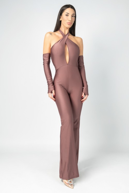 Combinaison Aurora Antique Pink|ROBE|ILOVEBIKINI Beachwear