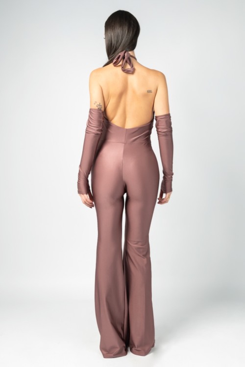 Aurora Antique Pink Jumpsuit|DRESS|ILOVEBIKINI Beachwear