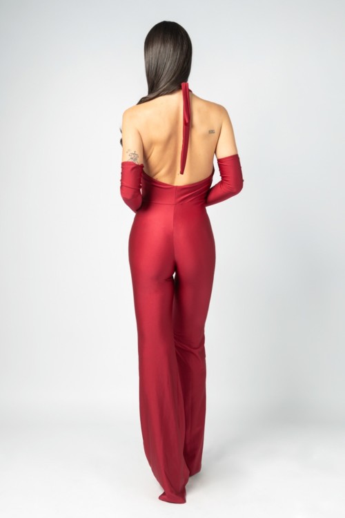 Combinaison Aurora Bordeaux|ROBE|ILOVEBIKINI Beachwear