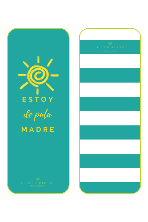 Toalla Aqua Green Sea|TOALLAS DE MAR|ILOVEBIKINI Beachwear