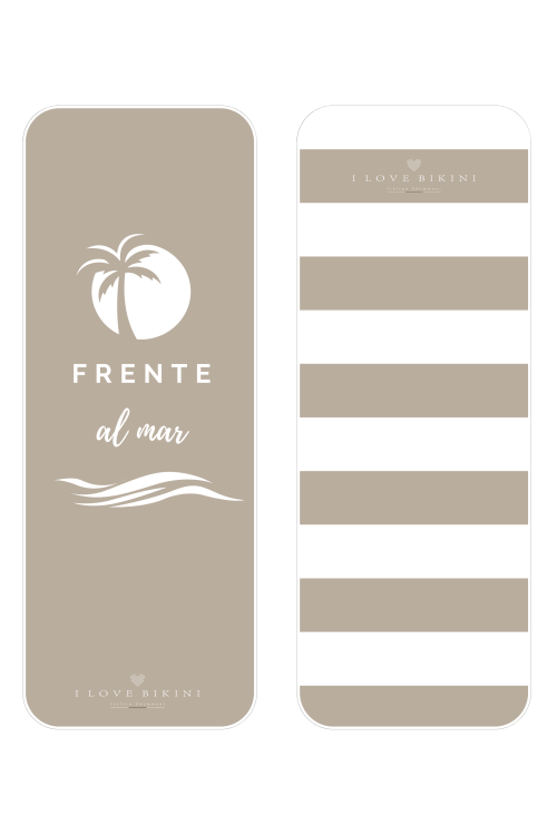 Serviette de plage Tourterelle|SERVIETTES DE MER|ILOVEBIKINI Beachwear