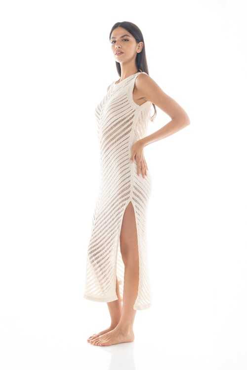 Vestido Atenas Marfil|Ropa de playa|ILOVEBIKINI Beachwear