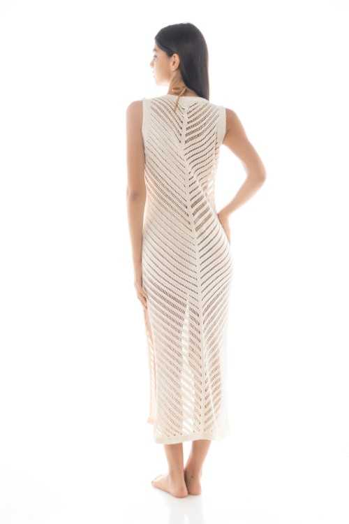 Elfenbeinfarbenes Kleid Athen 2