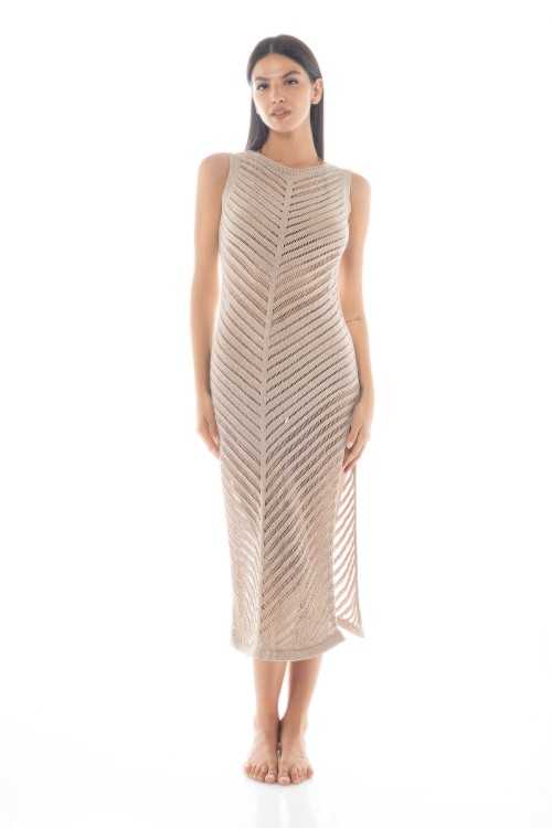 Abito Atene Beige|Copricostume|ILOVEBIKINI Beachwear