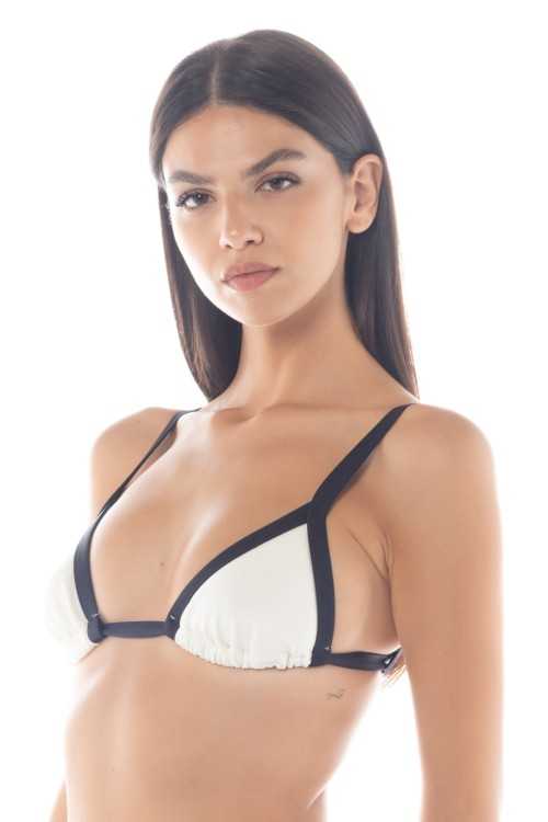 Top Gaia Ivoire/Noir|Haut de page|ILOVEBIKINI Beachwear