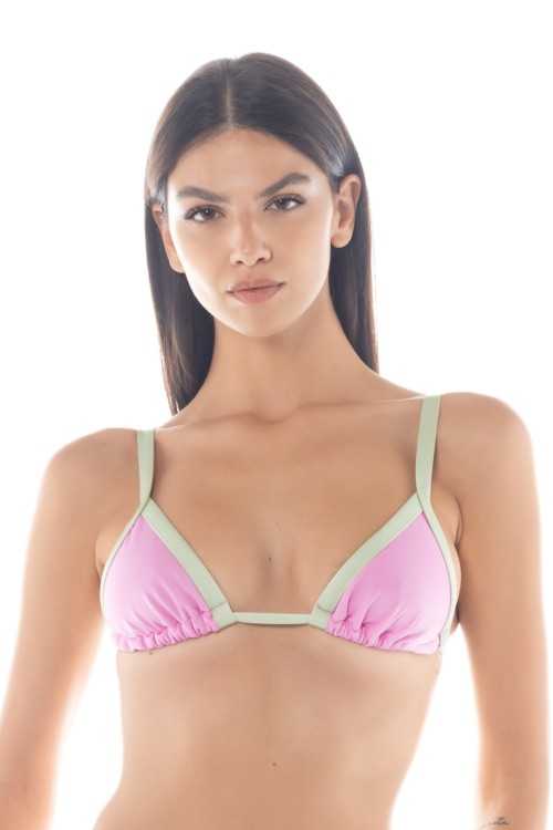 Gaia Pink/Apple Green Top|Top|ILOVEBIKINI Beachwear