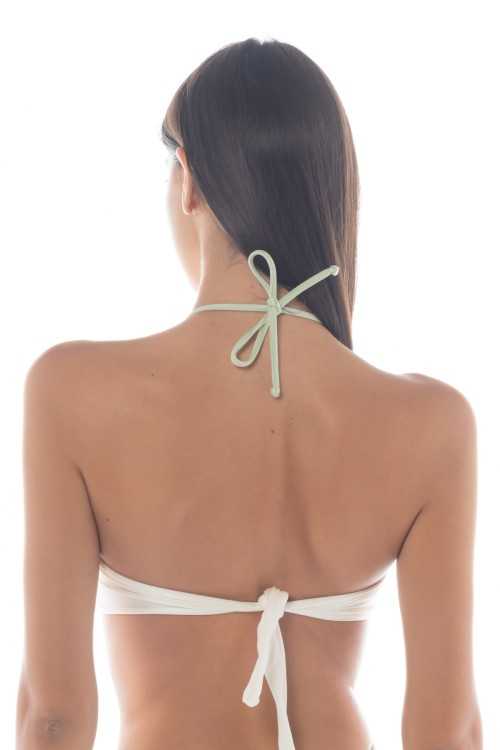 Top Sofia Avorio/Verde Mela|Top|ILOVEBIKINI Beachwear