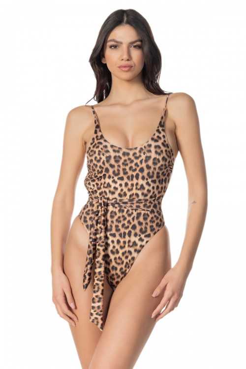 Gefleckte Maya|Einteiliger Badeanzug|ILOVEBIKINI Beachwear